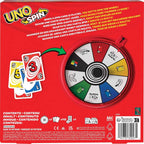 UNO Spin Card Game with Spinner Wheel – Family Party Game
