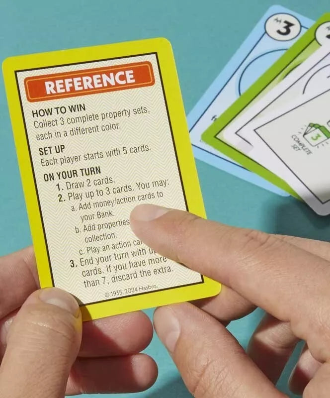 Monopoly Brand Monopoly Deal Family Card Game UK