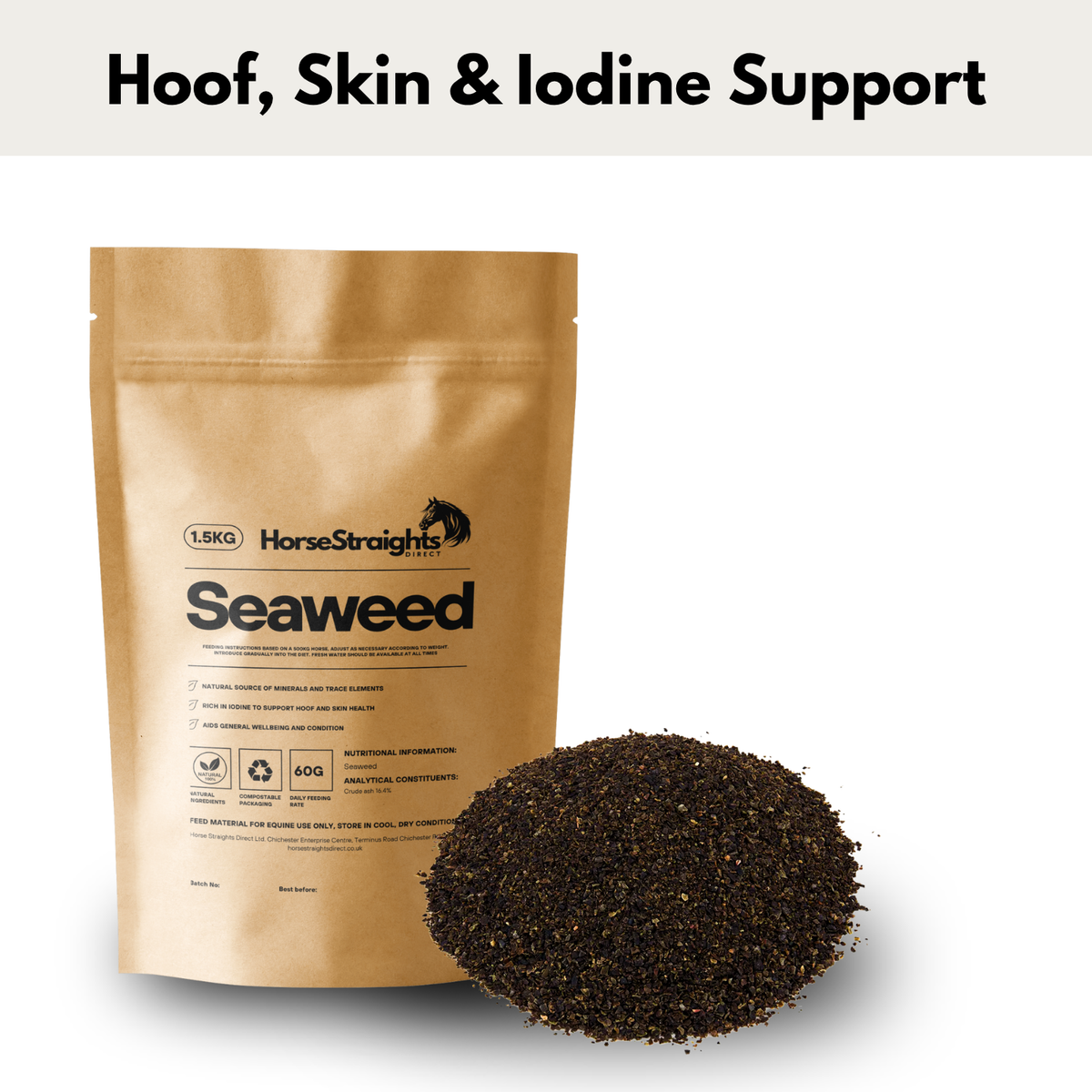Seaweed for Horses | Mineral & Trace Element Support - Wellbeing Pets