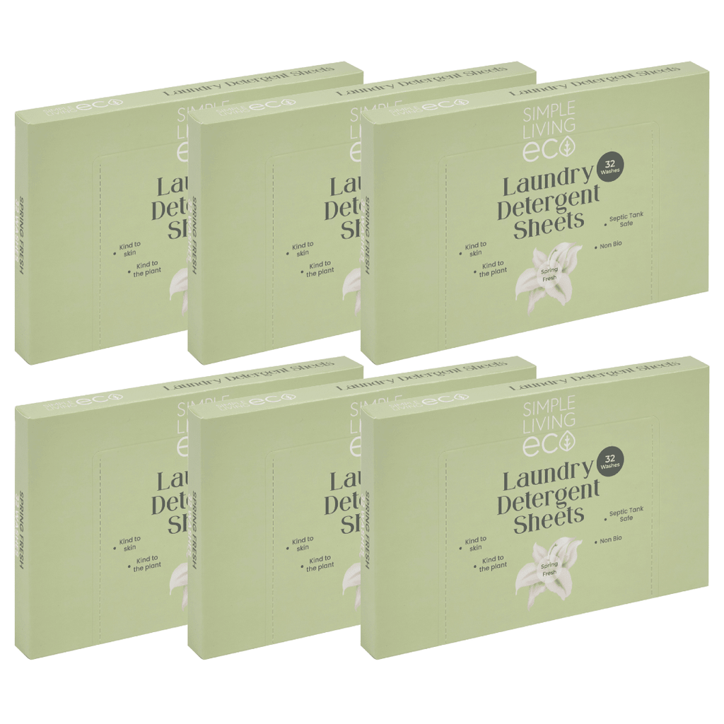 Simple Living Eco Laundry Detergent Sheets | 32 Washes | Made In UK