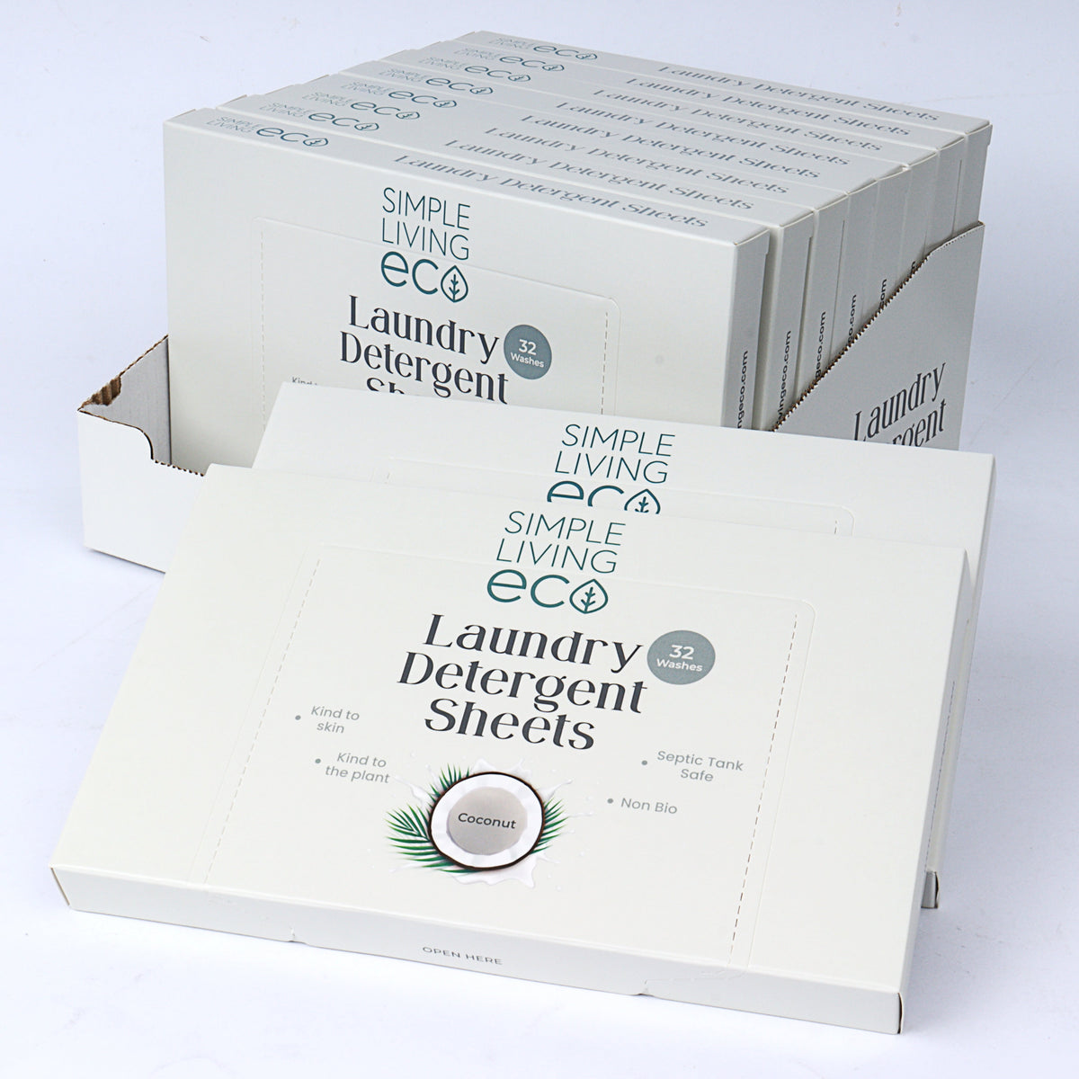 Simple Living Eco Laundry Detergent Sheets | 32 Washes | Made In UK