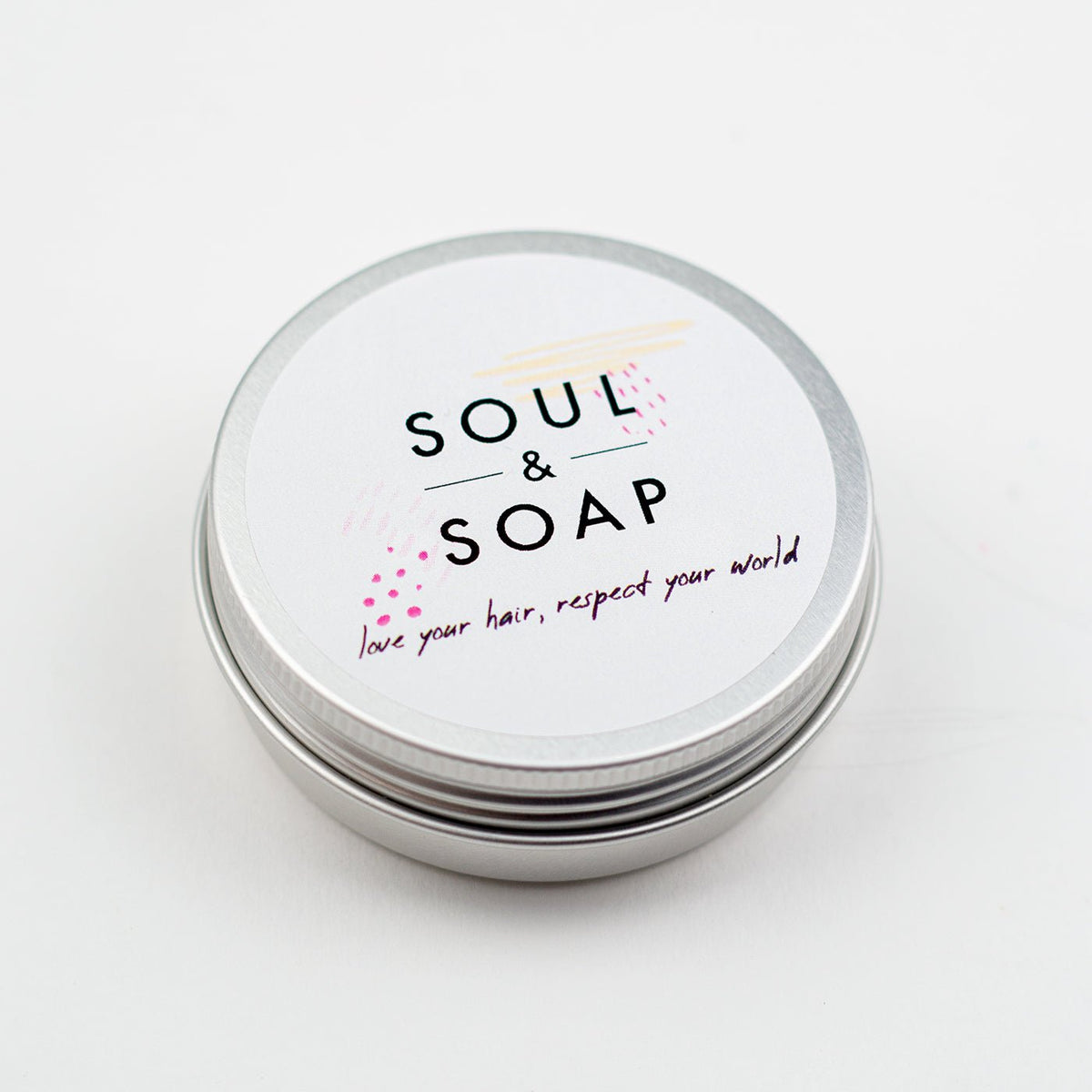 Soul and Soap Shampoo Bar Travel Tin