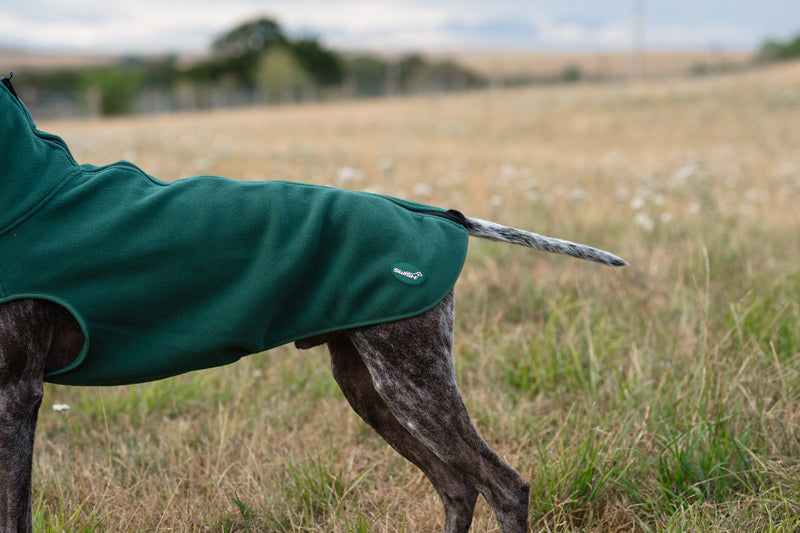 Fleece Dog Coat - Hunter Green - image 4 - Wellbeing Pets