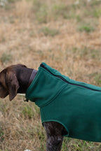 Fleece Dog Coat - Hunter Green - image 5 - Wellbeing Pets