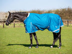300g Turnout Rug With Detachable Neck - Turquoise - image 3 - Wellbeing Pets