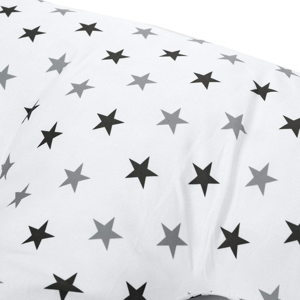 Twin Pregnancy Nursing Pillow - Silver Stars