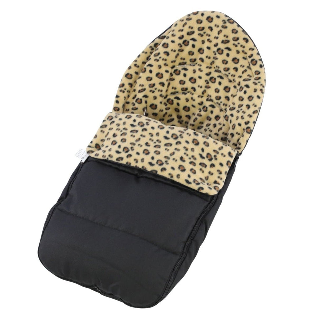Universal Animal Print Car Seat Footmuff / Cosy Toes - Fits All 3 And 5 Point Harnesses - Fits All Models