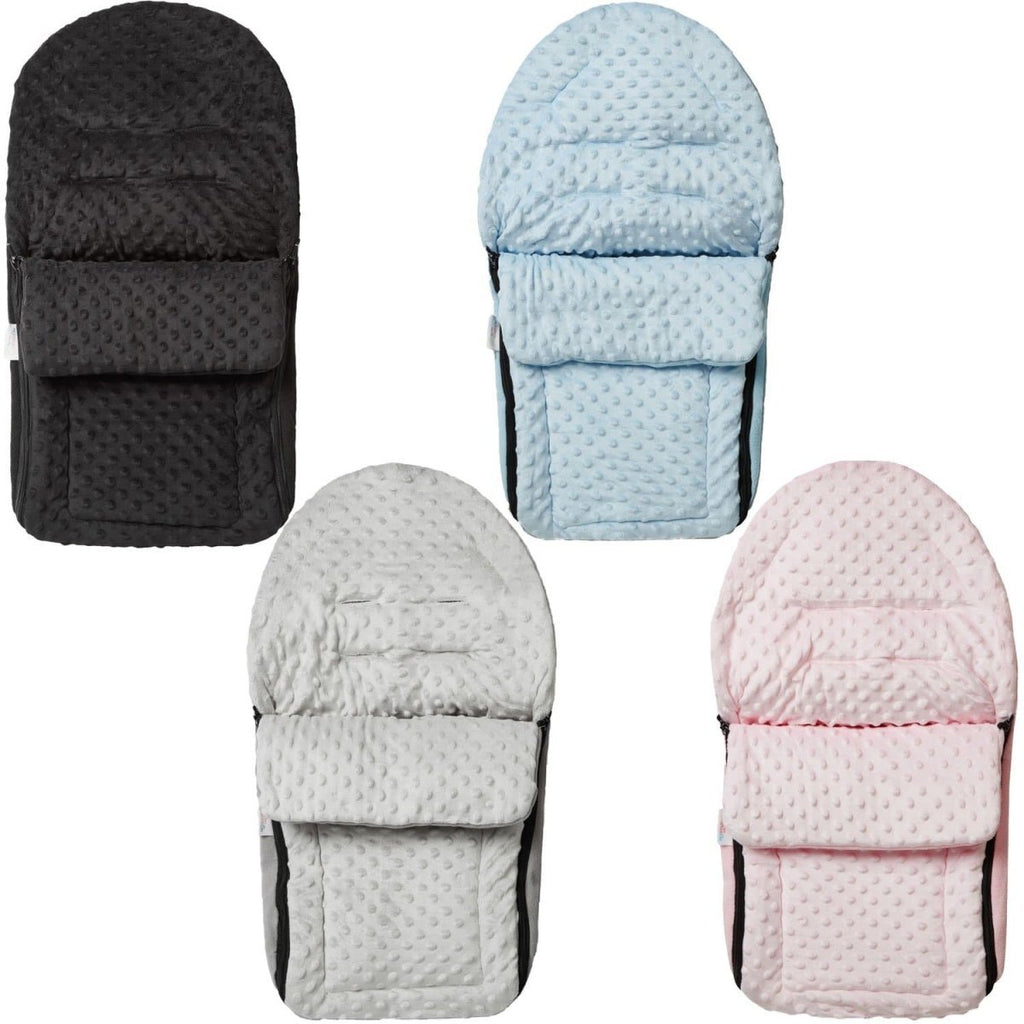 Universal Dimple Car Seat Footmuff / Cosy Toes - Fits All 3 And 5 Point Harnesses