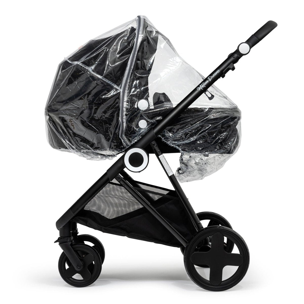 Universal Rain Cover For 2 in 1 Prams - Fits All Models