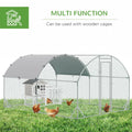 PawHut Walk-In Chicken Run | 2.8 x 3.8 x 2m - Wellbeing Pets