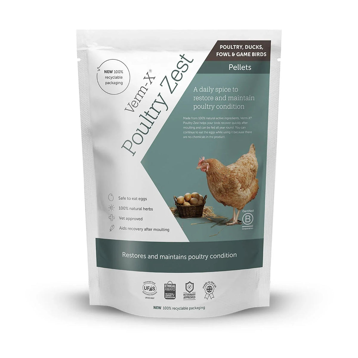 Verm-X Poultry Zest - Wellbeing Pets