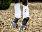 Double Locking Brushing Boots - White - image 2 - Wellbeing Pets