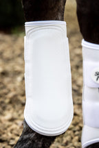Double Locking Brushing Boots - White - image 4 - Wellbeing Pets