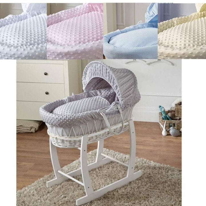 Wicker Baby Moses Basket With Stand