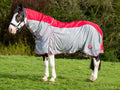 WIDE FIT Fly Turnout Combination Rug - Red (Mesh) - Wellbeing Pets