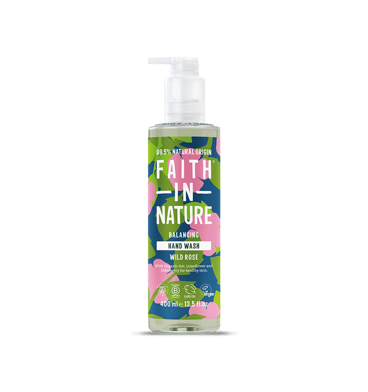 Wild Rose Hand Wash 400ml – 99.5% Natural Origin