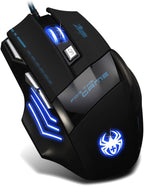 Wired Gaming Mouse ZELOTES Professional LED Optical 7200 DPI 6 Button USB
