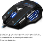 Wired Gaming Mouse ZELOTES Professional LED Optical 7200 DPI 6 Button USB